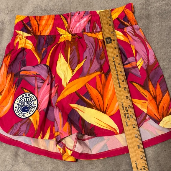 Adidas + Farm Rio Tropical Club Pacer Bold Pink Floral Training Shorts New M - Picture 9 of 12